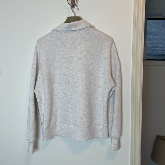 VARLEY Keller Doublesoft 1/2 Zip Marl Heather Pullover Sweatshirt \\ S - Picture 9 of 10